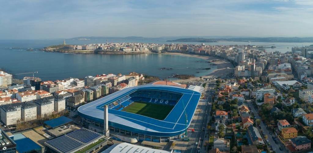 Apartamento Costa Riazor Coruna Lägenhet A Coruña Exteriör bild