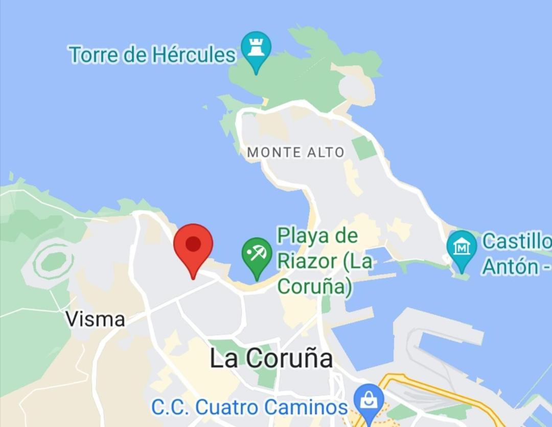 Apartamento Costa Riazor Coruna Lägenhet A Coruña Exteriör bild