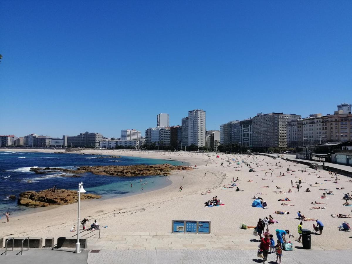 Apartamento Costa Riazor Coruna Lägenhet A Coruña Exteriör bild